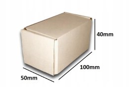 PUDEŁKO OPAKOWANIE KARTON 100x50x40 BIAŁE 10szt E