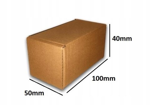 PUDEŁKO OPAKOWANIE KARTON 100x50x40 SZARE 10szt E