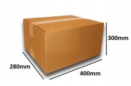 PUDEŁKO OPAKOWANIE KARTON 400x280x300 SZARE 50sz B