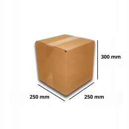 MEGA MOCNE PUDEŁKO KARTON 250x250x300 SZARE 25 BC