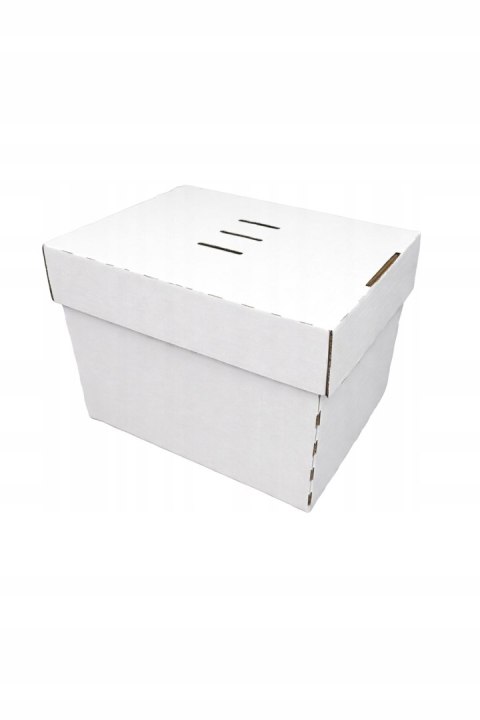 PUDEŁKO BOX KARTON BURGER FRYTKI CIASTO 175x140x130 100szt BIAŁE E