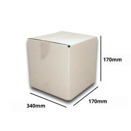 PUDEŁKO OPAKOWANIE KARTON 340x170x170 BIAŁE 10sz E