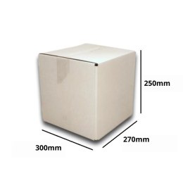 PUDEŁKO OPAKOWANIE KARTON 300x270x250 BIAŁE 100szt B