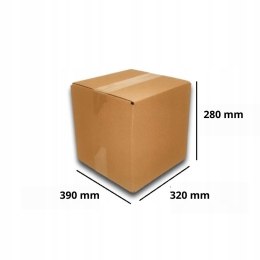 PUDEŁKO OPAKOWANIE KARTON 390x320x280 SZARE 100szt BC