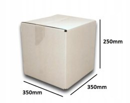PUDEŁKO OPAKOWANIE KARTON 350x350x250 BIAŁE 50sz B