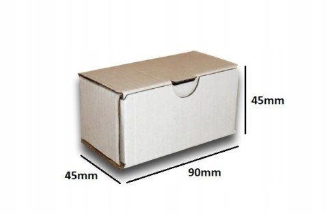 PUDEŁKO OPAKOWANIE KARTON 90x45x45 BIAŁE 50szt E
