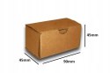 PUDEŁKO OPAKOWANIE KARTON 90x45x45 SZARE 50szt E