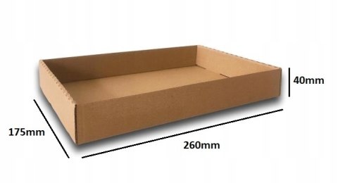 TACKA TEKTUROWA na CIASTKA PĄCZKI 260x175x40 SZARE 50szt B