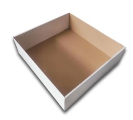 TACKA TEKTUROWA na CIASTKA PĄCZKI 345x320x105 BIAŁE 50szt E