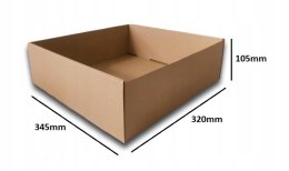 TACKA TEKTUROWA na CIASTKA PĄCZKI 345x320x105 SZARE 50szt E