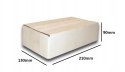 PUDEŁKO OPAKOWANIE KARTON 210x130x90 BIAŁE 50szt E