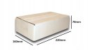 PUDEŁKO OPAKOWANIE KARTON 220x160x70 BIAŁE 10szt E