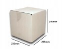 PUDEŁKO OPAKOWANIE KARTON 235x235x240 BIAŁE 50sz E