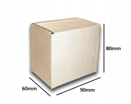 PUDEŁKO OPAKOWANIE KARTON 90x60x80 BIAŁE 25szt B