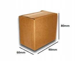 PUDEŁKO OPAKOWANIE KARTON 90x60x80 SZARE 10szt B