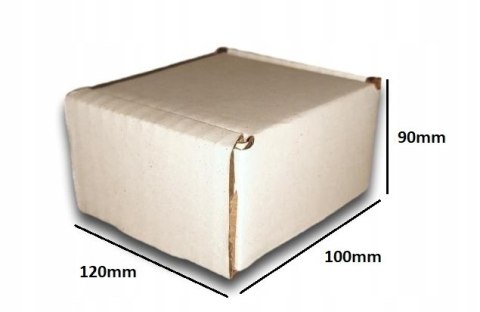 PUDEŁKO OPAKOWANIE KARTON 100x120x90 BIAŁE 25szt E