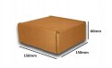 PUDEŁKO OPAKOWANIE KARTON 150x150x60 SZARE 10szt E