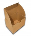 PUDEŁKO OPAKOWANIE KARTON 223x160x156 SZARE 50sz E