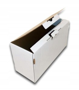 PUDEŁKO OPAKOWANIE KARTON 350x130x190 BIAŁE 50sz E