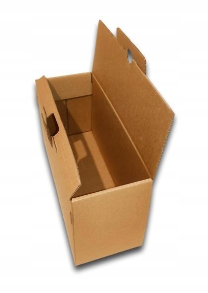 PUDEŁKO OPAKOWANIE KARTON 350x130x190 SZARE 25sz E