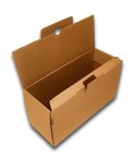 PUDEŁKO OPAKOWANIE KARTON 350x130x190 SZARE 50sz E