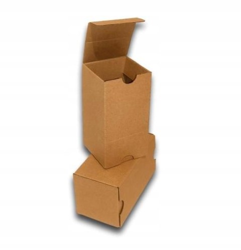 PUDEŁKO OPAKOWANIE KARTON 80x80x150 SZARE 10szt B