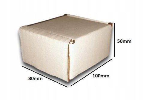 PUDEŁKO OPAKOWANIE KARTON 100x80x50 BIAŁE 50szt B