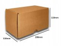 PUDEŁKO OPAKOWANIE KARTON 200x110x110 SZARE 10sz B