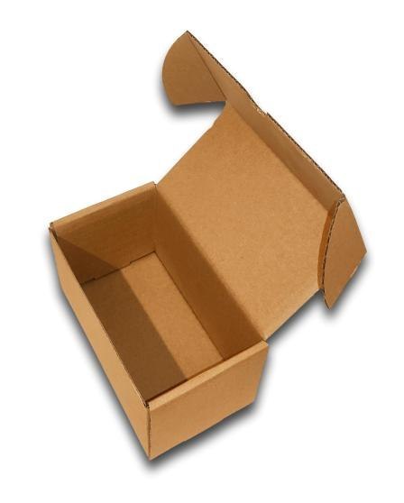 PUDEŁKO OPAKOWANIE KARTON 200x110x110 SZARE 50sz E