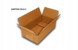 PUDEŁKO OPAKOWANIE KARTON 220x160x70 SZARE 25s FALA C