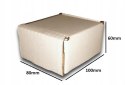 Pudełko OPAKOWANIE KARTON 100x80x60 BIAŁE 50szt E