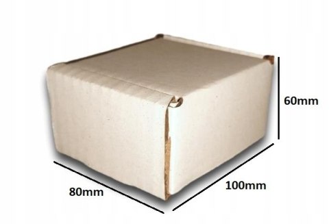 Pudełko OPAKOWANIE KARTON 100x80x60 BIAŁE 50szt E