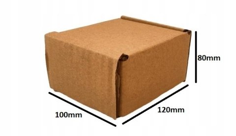 Pudełko OPAKOWANIE KARTON 120x100x80 SZARE 50szt B