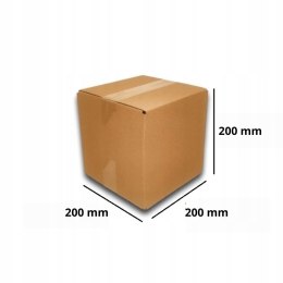 PUDEŁKO OPAKOWANIE KARTON 200x200x200 SZARE 100szt B
