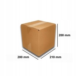 PUDEŁKO OPAKOWANIE KARTON 200x210x200 SZARE 100szt BC