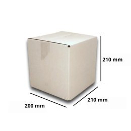 PUDEŁKO OPAKOWANIE KARTON 200x210x210 BIAŁE 100szt B