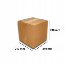 PUDEŁKO OPAKOWANIE KARTON 210x210x210 SZARE 100szt E